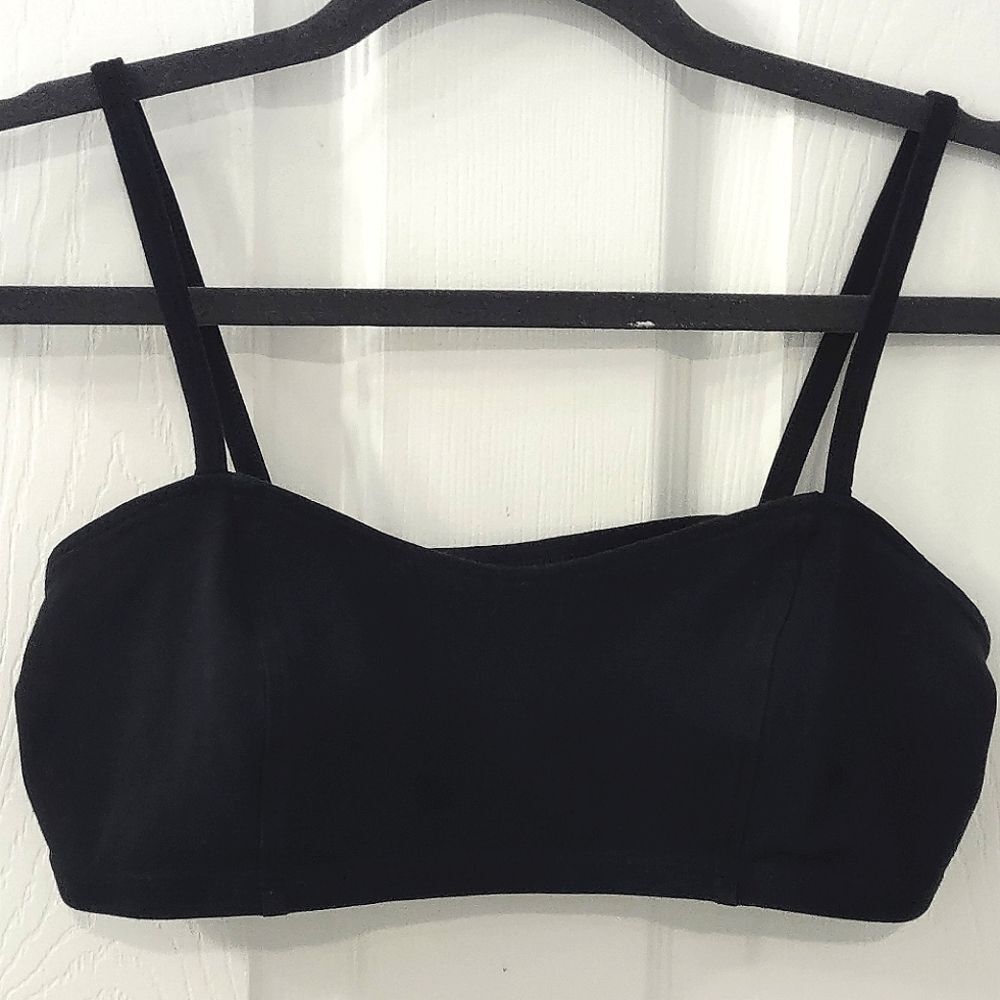 Express Unlined Open Back Bralette Top Size M